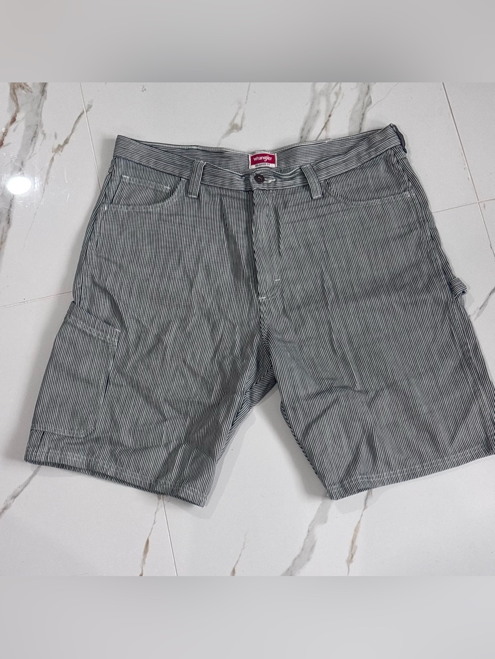 Wrangler Men’s Striped Workwear Shorts Size 36 Waist